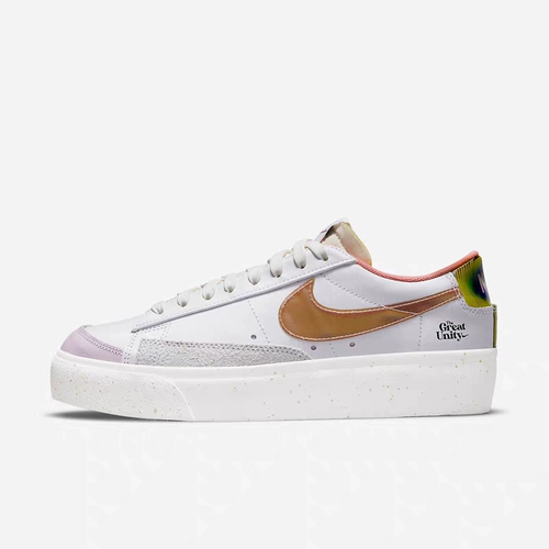 Nike Blazer Low Platform Women's Candy Laser Laser увеличение лист DM5451-611