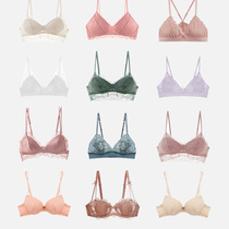 (Single bra)Venus blessing French underwear Womens small chest gathered comfortable sweet cute girl bra