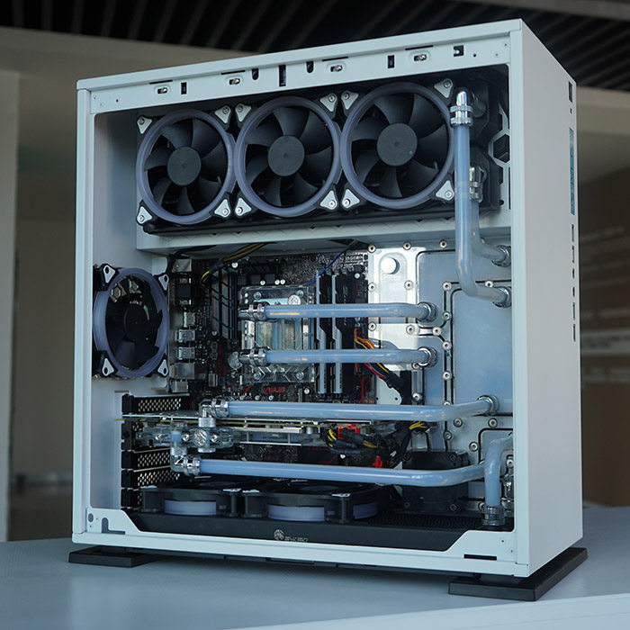 In Win 303 主機水冷方案水道板兩件式水冷hof純白信仰