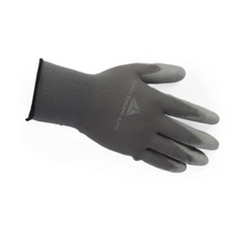 DELTAPLUS Delta 201706 PU coated gloves VE702G gray non-slip wear-resistant labor insurance gloves
