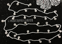 Christmas Ornament Shop Window Decoration Wedding Arrangement Scene Arrangement Ice Chic Edge Effect Acrylic Strings 1 8 m