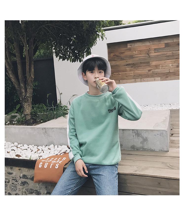 Áo thu đông quần áo mùa thu quần áo rừng uốn đẹp trai T trung tính đẹp trai nam nữ qua áo len t8 áo khoác hoodie