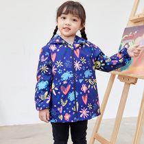 Childrens gown women fashion wear autumn and winter down jacket baby dirty eating bib girl painting apron
