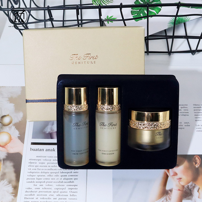 (open door red) tight to the force ~ Ouhui source raw to 3 pieces of extreme cover kit case water milk face cream trial bag