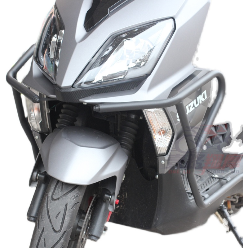 Suzuki UY125 insurance pole UY125T front and rear carbon steel thickness protective bumper modified anti - bumper