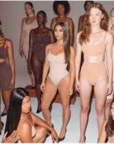 Kendall KIM with the same American skims stretch belly hip waist waist pants shaping belly underwear