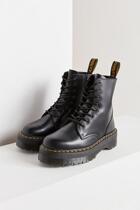 Madison Beer The same Dr Martens thick-soled Martin boots eight-hole shoelaces military boots Leather boots