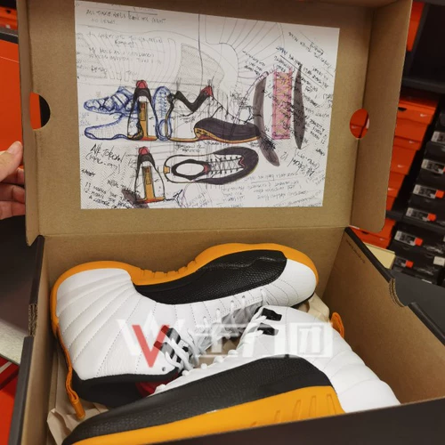 Главная группа FIRCE AIR JORDAN 12 AJ12 Черно-белая 25-летие в ретро-баскетболе High-Gang DR8887-100