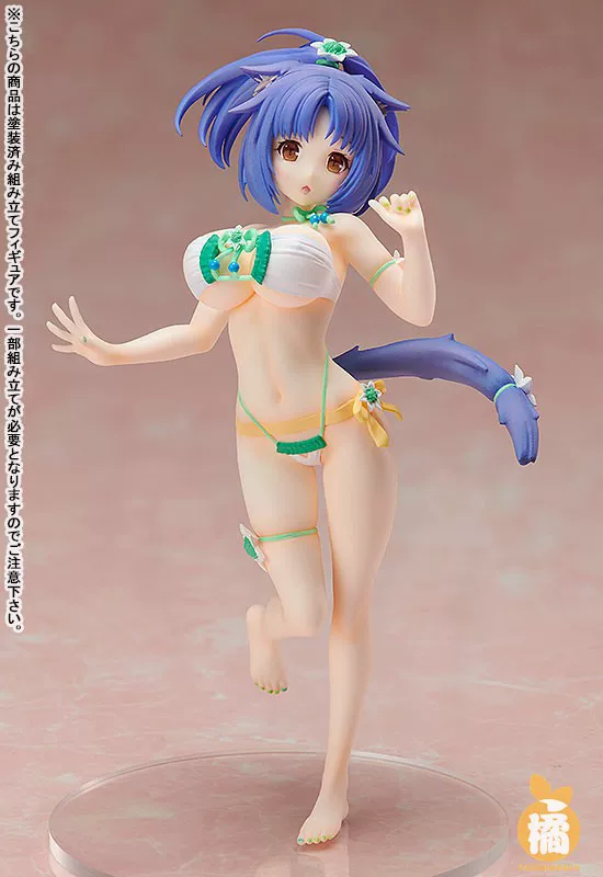 Фигурка (Orange Club) NEKOPARA Cinnamon swimsuit ver, раскрашенная аниме-модель, ~14,5 см