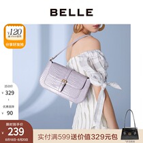  Belle luggage new shopping mall with the same commuter French stone pattern fashion womens shoulder bag armpit bag X5110BX0