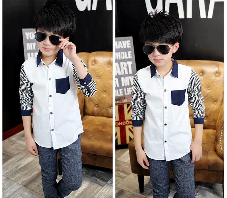 Chemise garcon à manche longue - Ref 2073276 Image 34