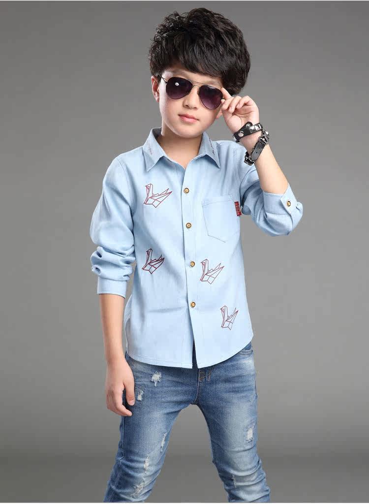 Chemise garcon à manche longue - Ref 2073276 Image 26