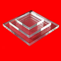 Imported thickened acrylic display board plexiglass display board Porcelain base Acrylic display square