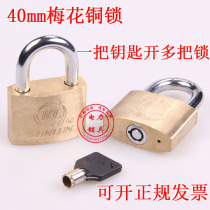 Power meter box lock Distribution box lock box change padlock Plum pass open with a key to open multiple locks