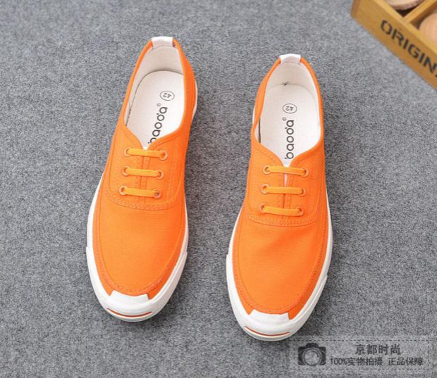 Giày hở mũi cho nam giày vải nam thấp để giúp một đôi giày lười nam Giày đế bằng phẳng với giày hoang dã Phiên bản Hàn Quốc - Plimsolls giày thể thao nam adidas