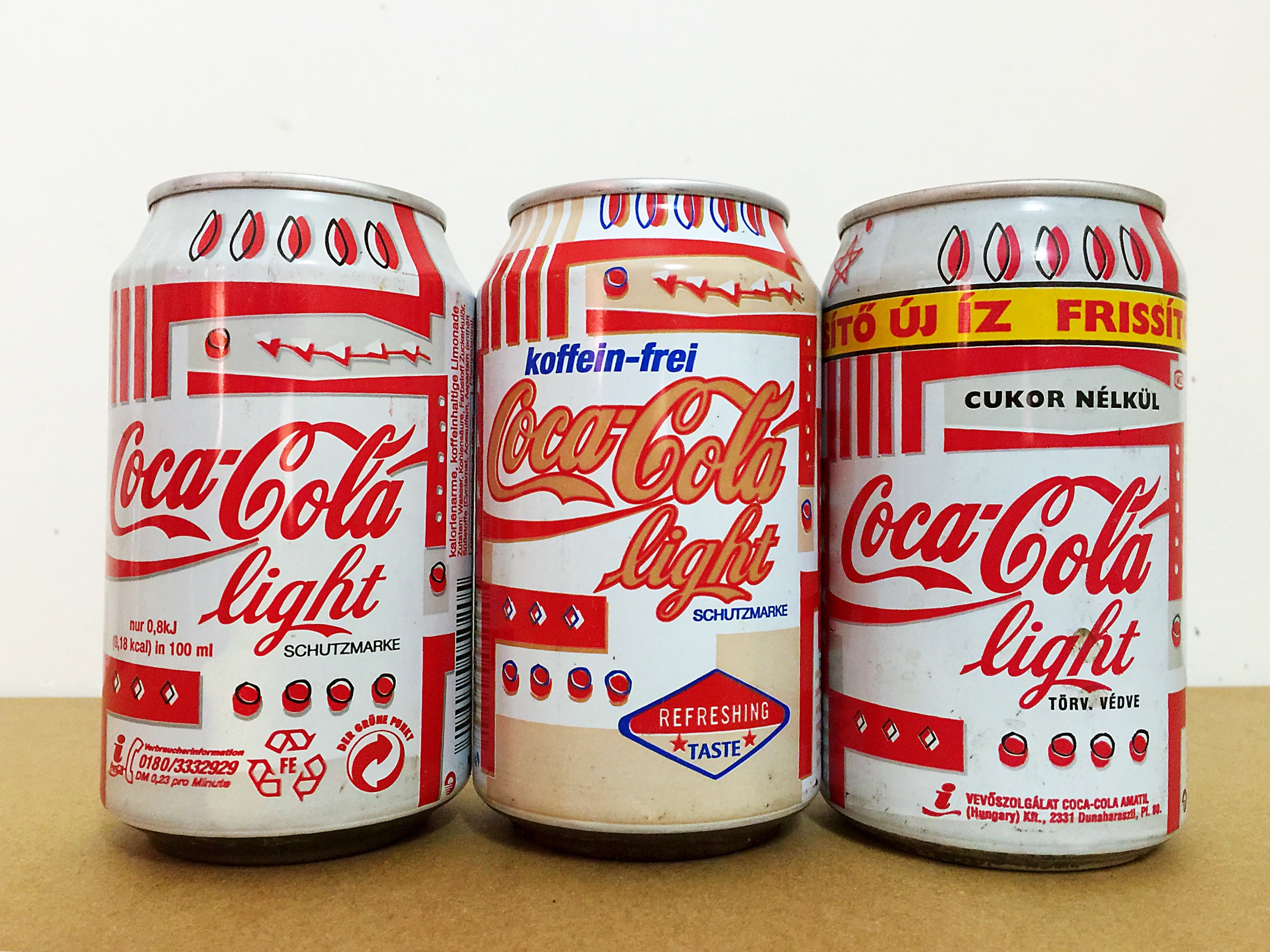 Foreign Coca-Cola Jianyi cans