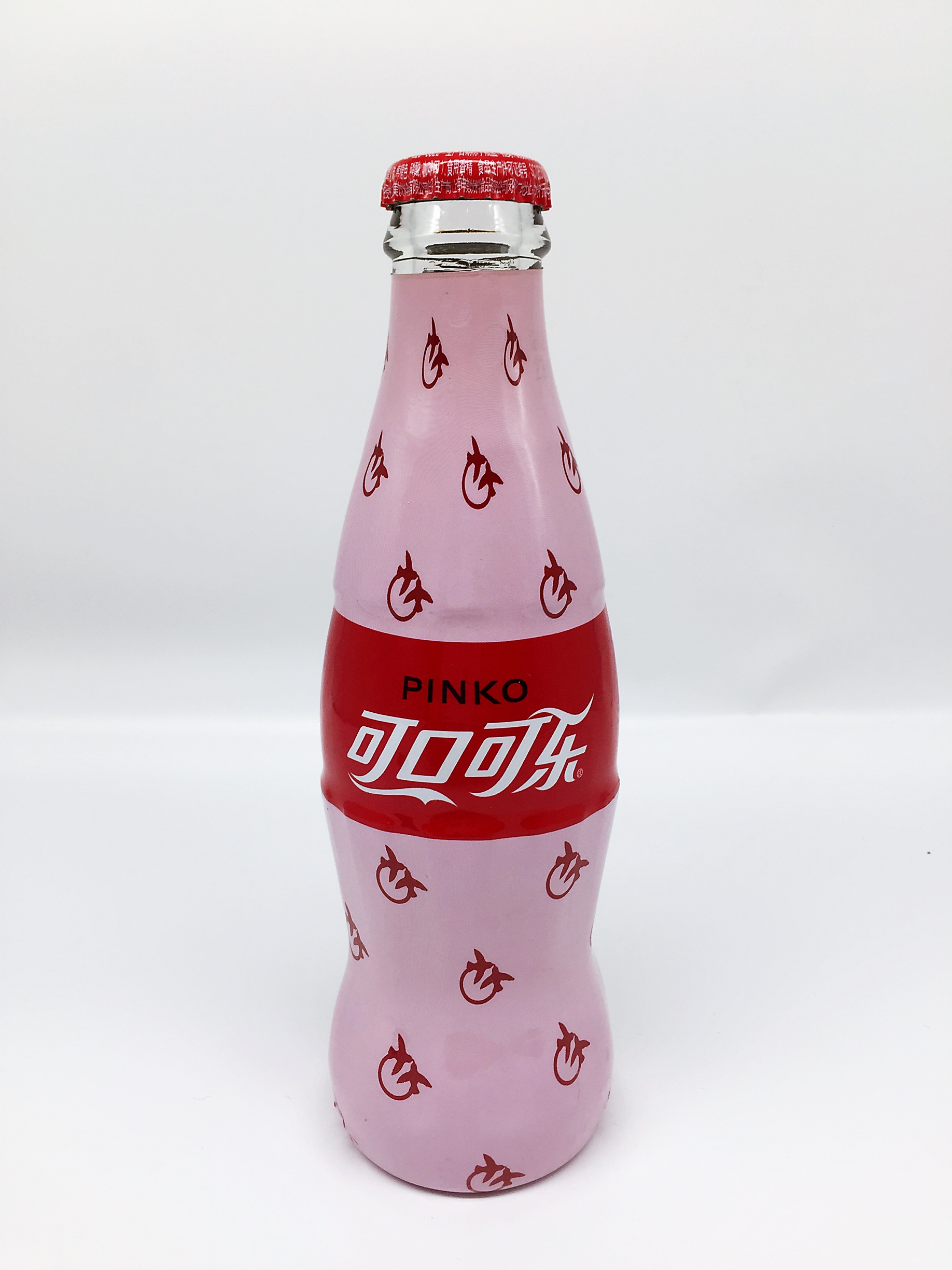 PINKO co-branded limited edition glass bottle