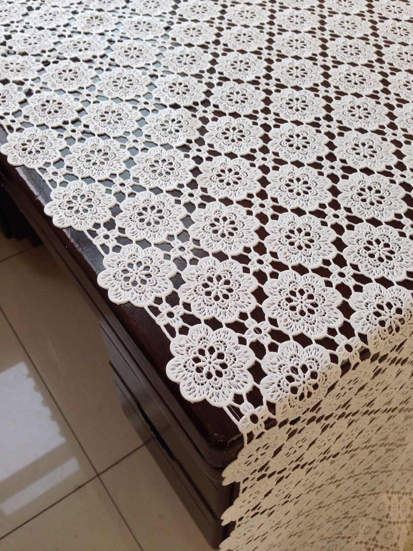 80 openwork ren miễn phí rửa bàn vải nhựa PVC bàn cà phê vải placemat khăn trải bàn không thấm nước chống co giãn khăn trải bàn chống thấm