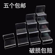 Widened transparent multi-layer wallet rack display rack mobile phone frame cosmetic mask CD rack counter props