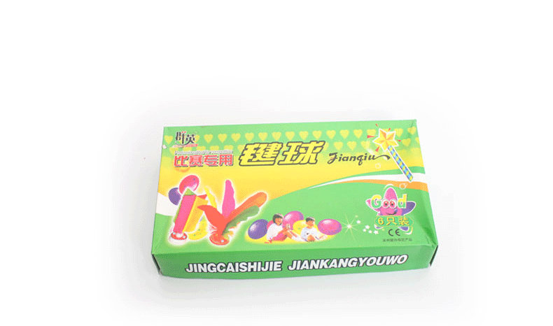 Ủy ban Giáo dục Jianfei Ryukyu chỉ định trò chơi phù hợp với cao su lông ngỗng tự nhiên 6 hộp 1 - Các môn thể thao cầu lông / Diabolo / dân gian cầu đá lông vũ	