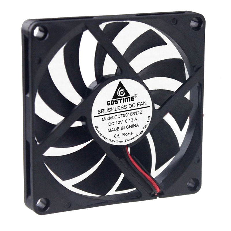 DC DC 12V 8cm 80X10 80x80x10 ultra-thin Host shell AllCPU Cooling fan