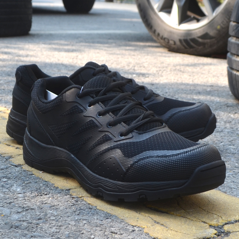 New Ga Lightweight Hiking Shoes, Spider Training Shoes, Breathable Black Low-Top Puncture-Resistant Outdoor Duty Functional Shoes, Wear-Resistant