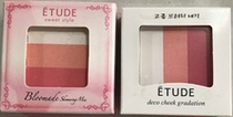 Eli - yeon color color sweet color blush high light moisturizing brightening and soft brush