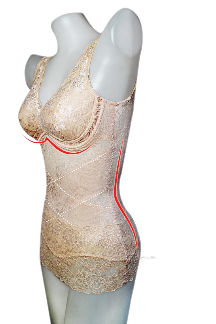 Đề nghị mới với áo ngực corset đáy vest siêu mỏng vành đai vành đồ lót corset bụng dạ dày với pad ngực