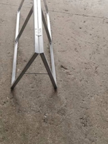 A word card a character frame advertising rack folding customised outdoor display of footballs sports events