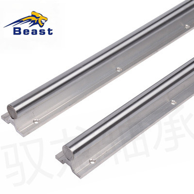 SBR linear optical axis cylindrical rail slide rail opening slider bearing aluminum bracket slide track woodworking slide set