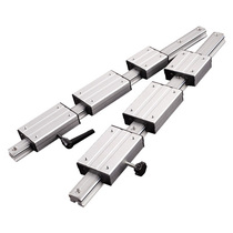 External dual-axis linear guide rail LGD6 8 12 16 slider locking optical axis woodworking slide table roller slide