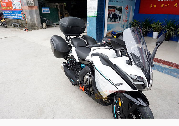 Mùa xuân gió 400GT bên hộp sửa đổi Xiade bên hộp phía sau hộp thân hộp hộp lưu trữ hộp bên xe máy có thể tháo rời - Xe gắn máy phía sau hộp thùng đựng đồ xe máy