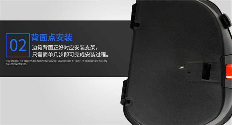 Wuyang Honda CB190R Storm Eye Motorcycle Side Box CB190X Mammoth Side Box Tái trang bị Hộp treo - Xe gắn máy phía sau hộp thùng sau xe máy có tựa lưng