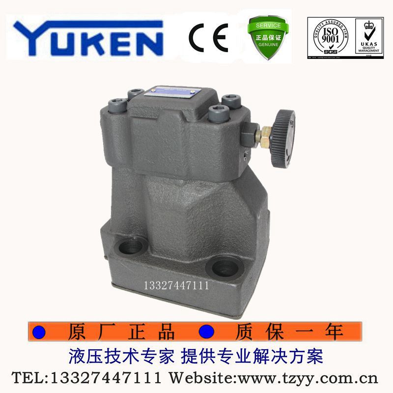 YUCKEN elm oil research low noise pilot type overflow valve S-BG-10-L-40 control overflow valve