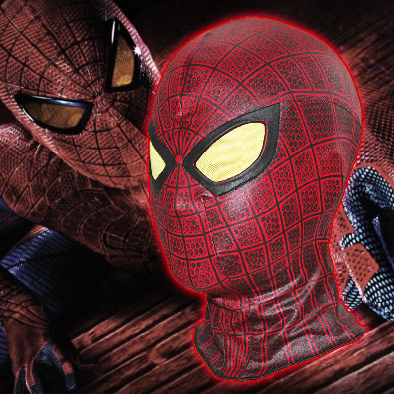 Red spider man Headgear Mask spider man Headgear Yellow Eye spider