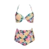 2019 mới AliExpress hoa bikini dây đeo màu rắn gói cứng áo tắm nữ ren áo tắm châu Âu đồ bơi nữ đẹp kín đáo Bikinis