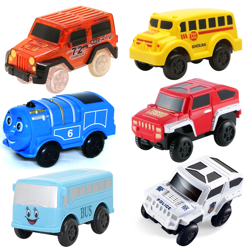 Magnetic Track Car Accessories for Electric Track Cars, Small Train, Light-Up Police Car, Hummer Racing Car, Children's Toys Magnetic Track Car Accessories for Electric Track Cars, Small Train, Light-Up Police Car, Hummer Racing Car, Children's Toys