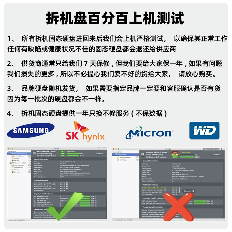 SATA SSD твердотельный накопитель для MacBook Pro с предустановленными двумя системами