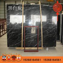 Black and white root natural marble guest restaurant basement window sill staircase floor tile mask