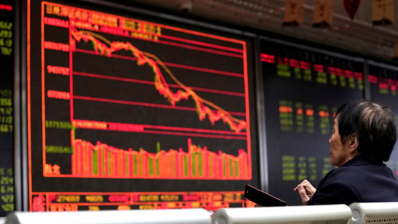 彭博汇编数据显示，今年2月中国股市终于结束连...