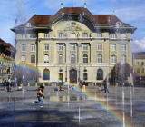 瑞士央行表示，准备买入更多外汇，因全球政治风险可能加大避险货币瑞郎的升值压力...