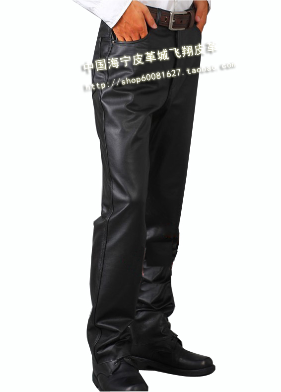 Pantalon cuir homme droit - Ref 1491197 Image 15