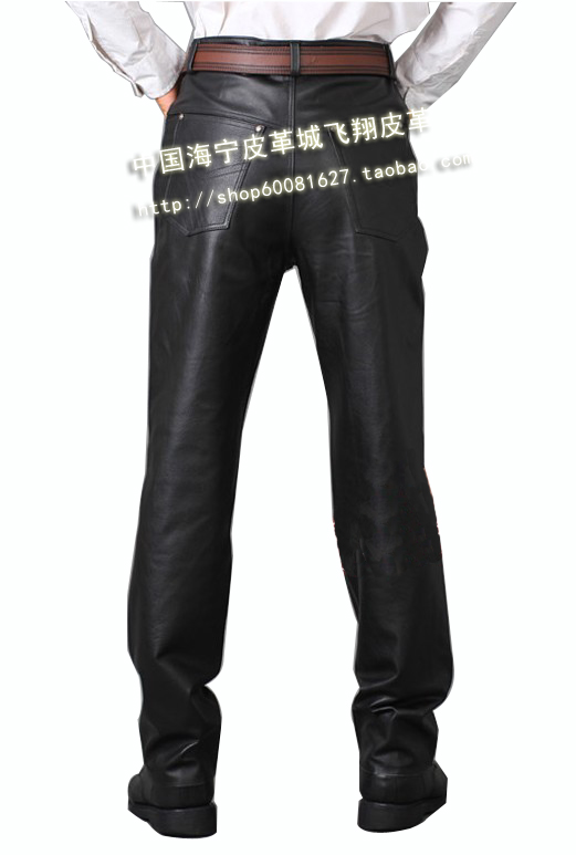 Pantalon cuir homme droit - Ref 1491197 Image 14