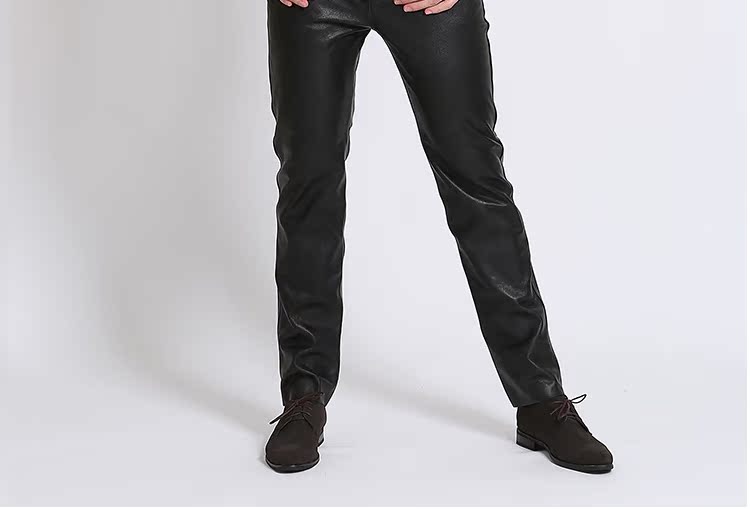 Pantalon cuir homme pantalons fuselés - Ref 1495018 Image 18