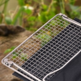 Титановый ремесленник на открытом воздухе еда чистая титана на гриле сетчатая сетчатая нога стент гриль на гриле на гриле на гриле дикий пикник