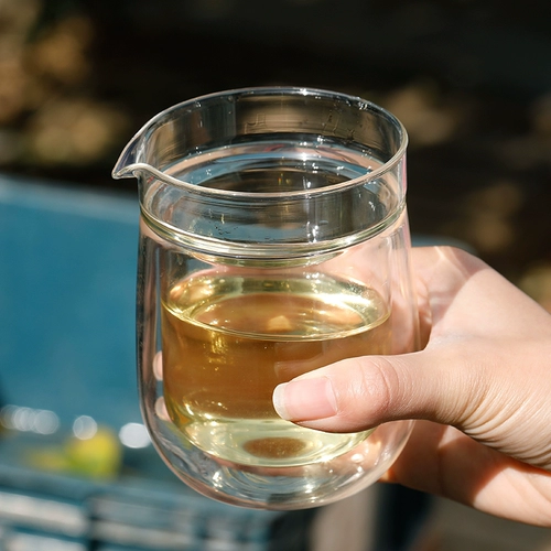 Дорожный ремесленник, двухэтажный стеклянный чай, портативная чайная чашка, 260 мл