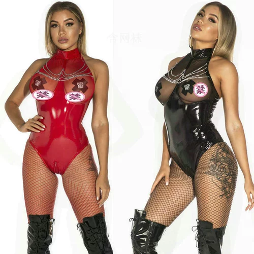 Ночной клуб Патентный кожаный зеркало PU соединение масла легкая кожа