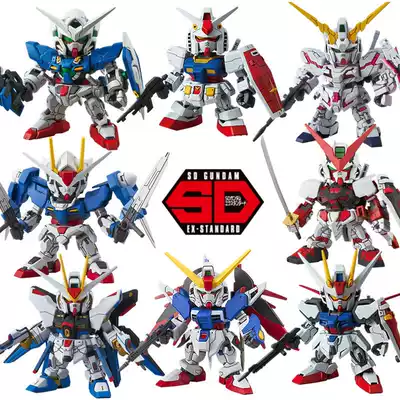 Spot Bandai SD SDEX BB unicorn assault free gundam flying wing can angel assembly steel bomb