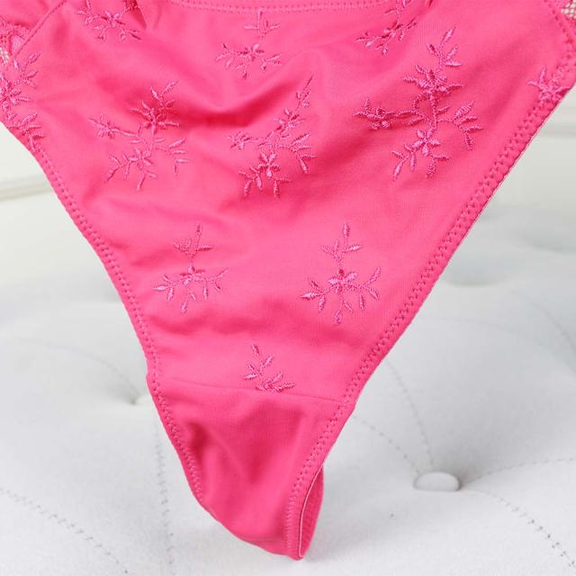Quần lót thêu quần lót nữ mid-thongs quan xi