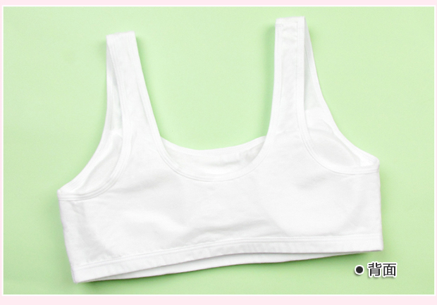 Cotton cô gái áo ngực học sinh trung học thời kỳ phát triển đồ lót mỏng miếng xốp mà không có vòng thép corset cô gái áo ngực áo ngực học sinh